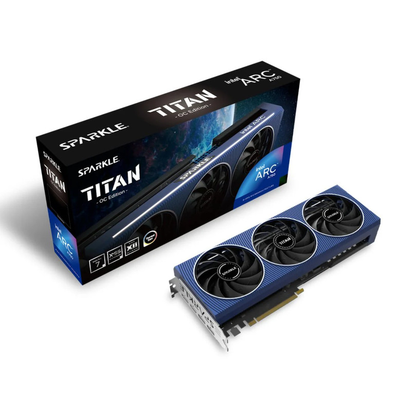 Sparkle Intel Arc A750 Titan OC 8GB GDDR6 Graphics Card - كرت الشاشة